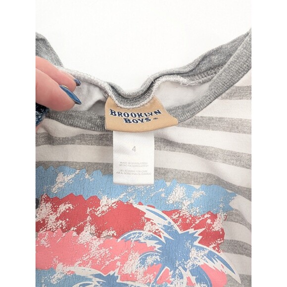 Toddler Boys Summer Tank Top Tee Bundle of 6 4th of July Animals Sizes 2T-4T - Picture 3 of 10